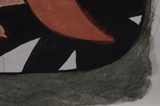 Vintage Georges Braque Offset Lithograph Poster "Three Birds"