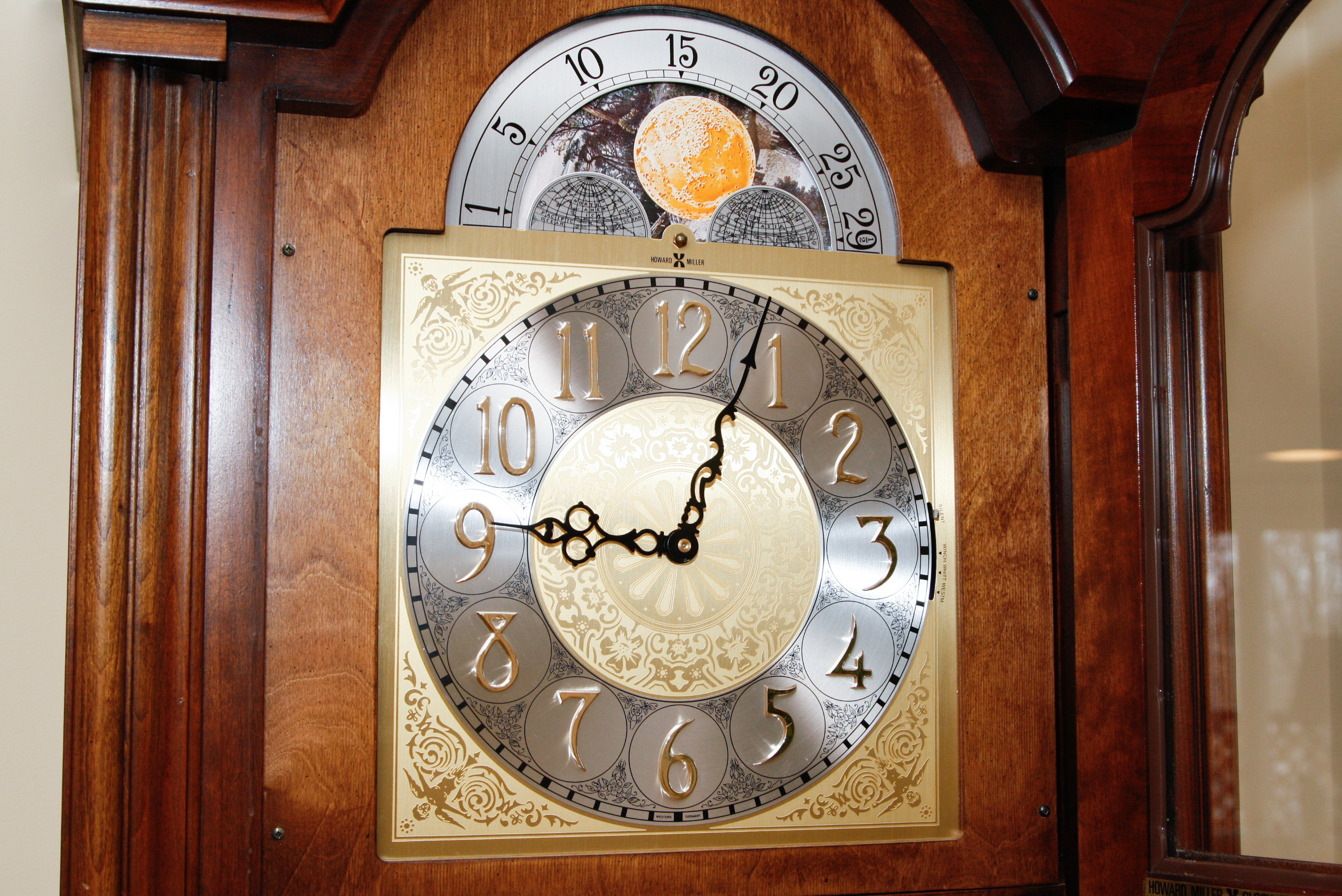 Howard Miller "Aristocrat" Triple-Chime Grandfather Clock