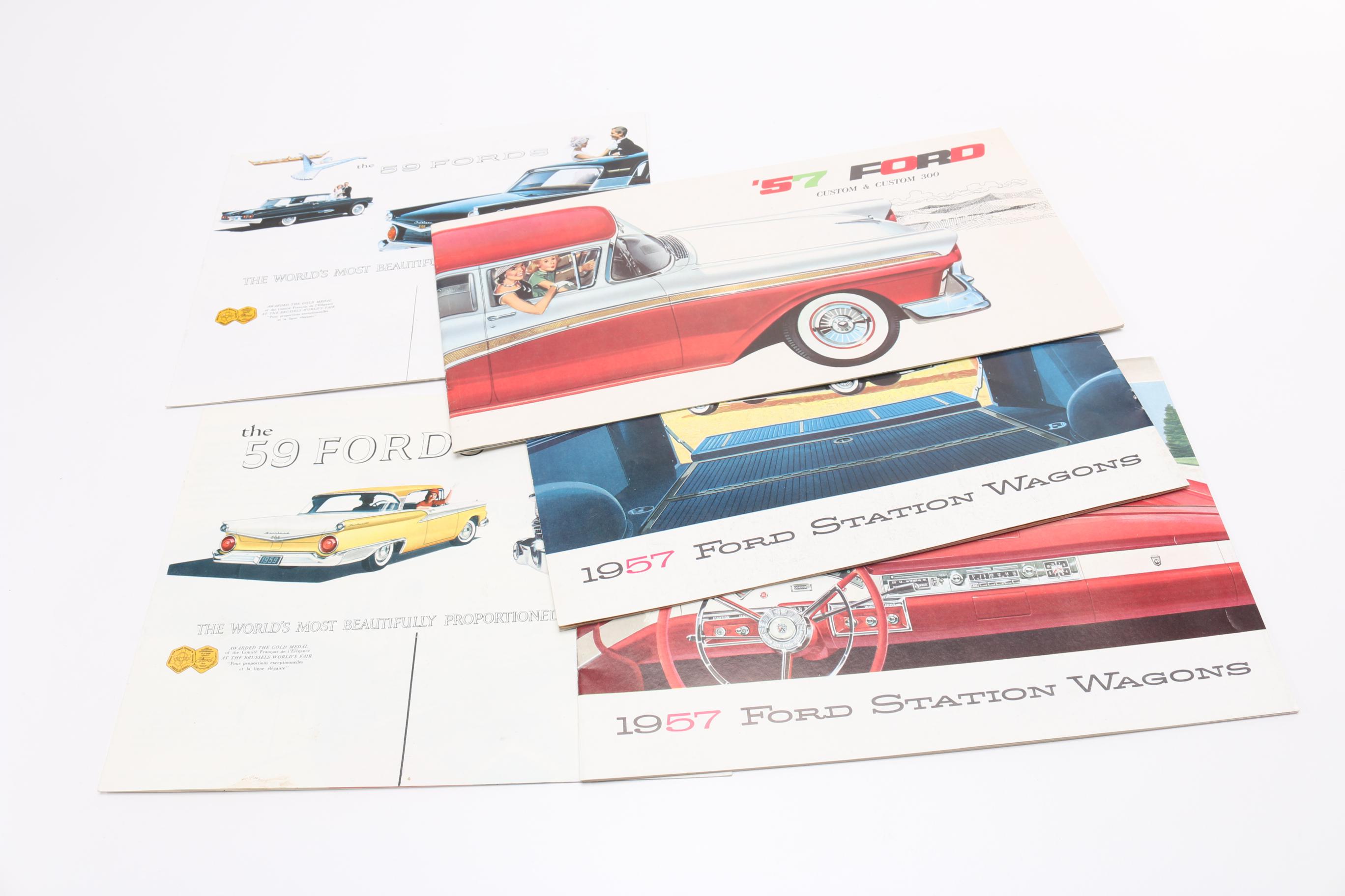 Mid- to Late 1950s Ford Sales Literature