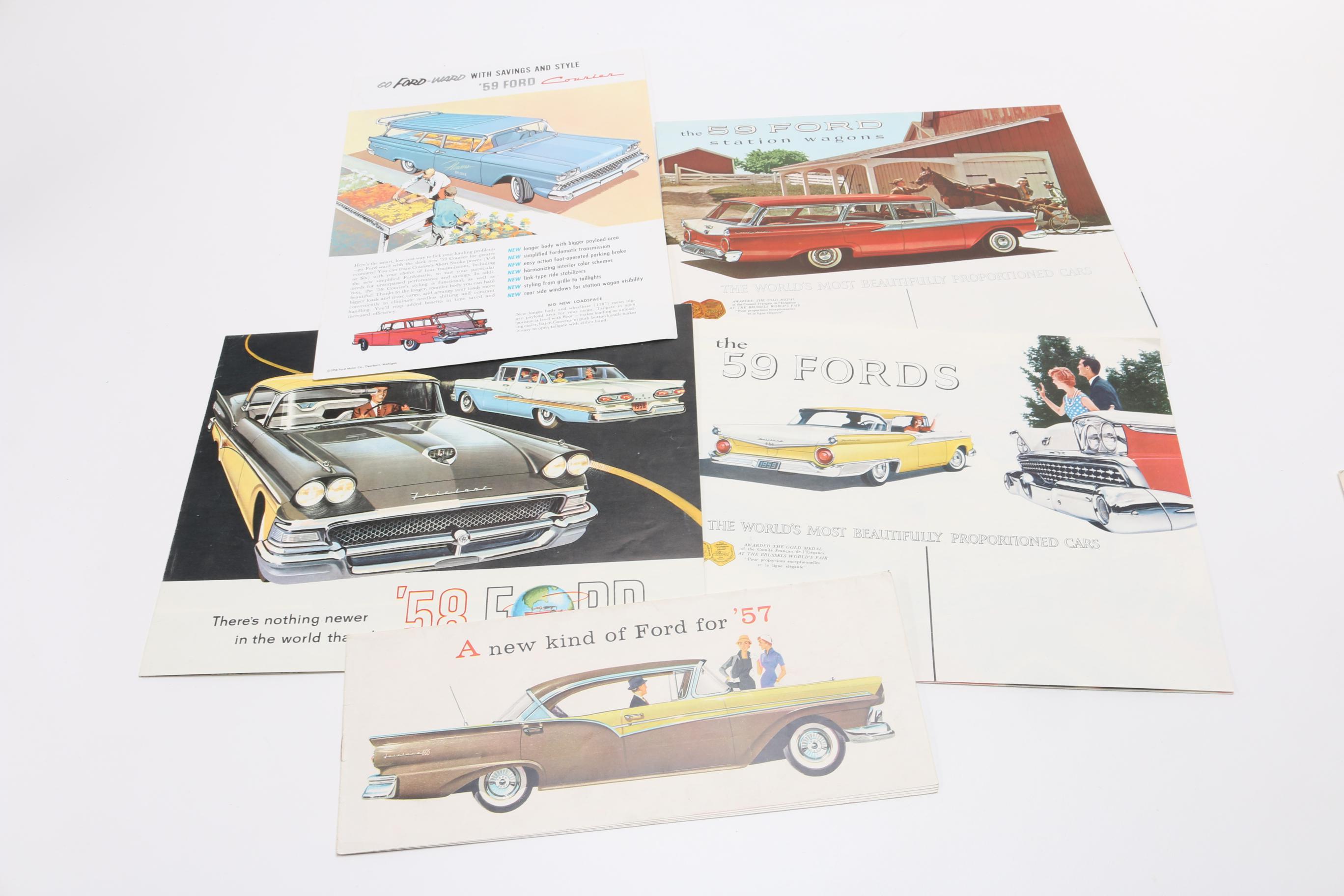 Mid- to Late 1950s Ford Sales Literature