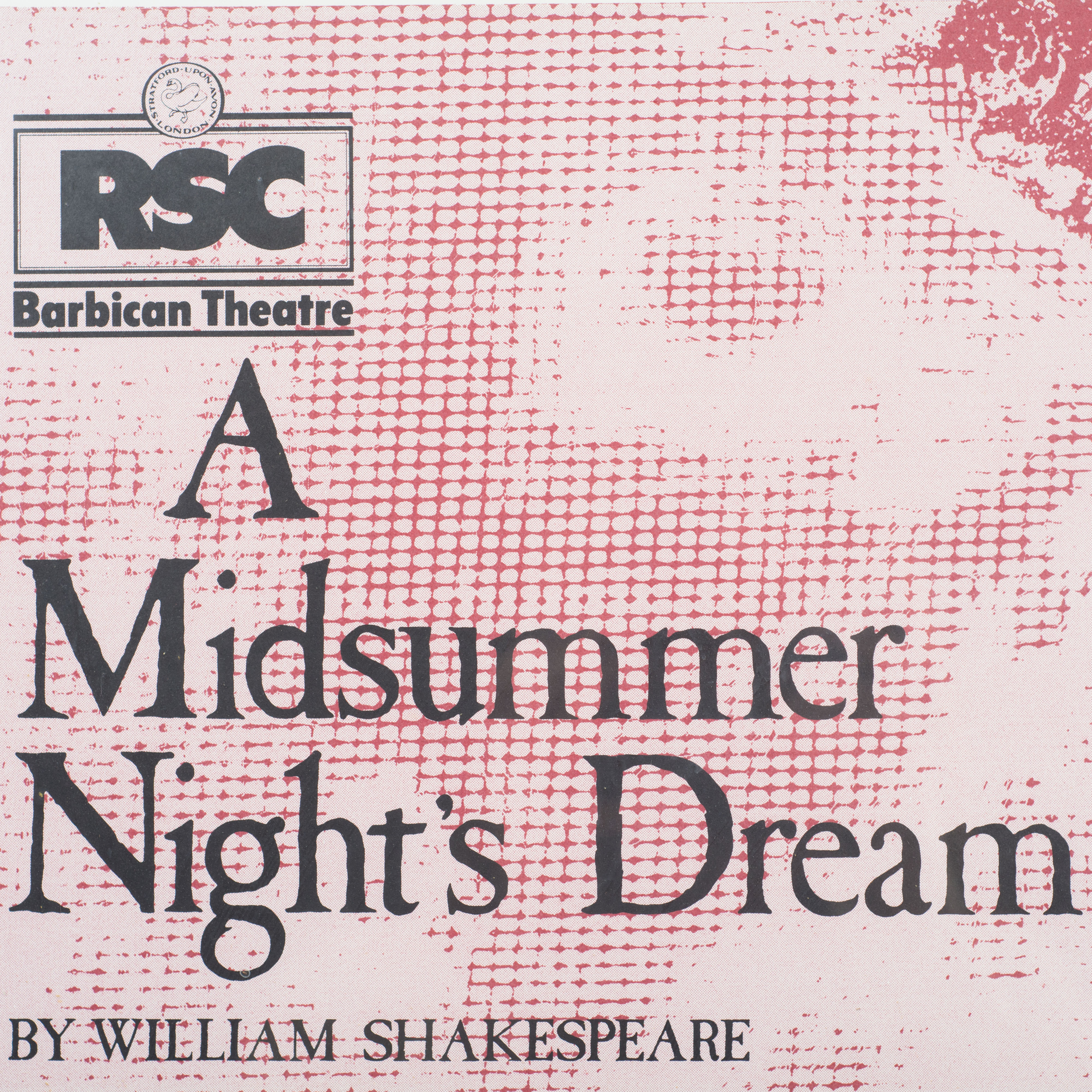 Group of Royal Shakespeare Company Theatre Posters