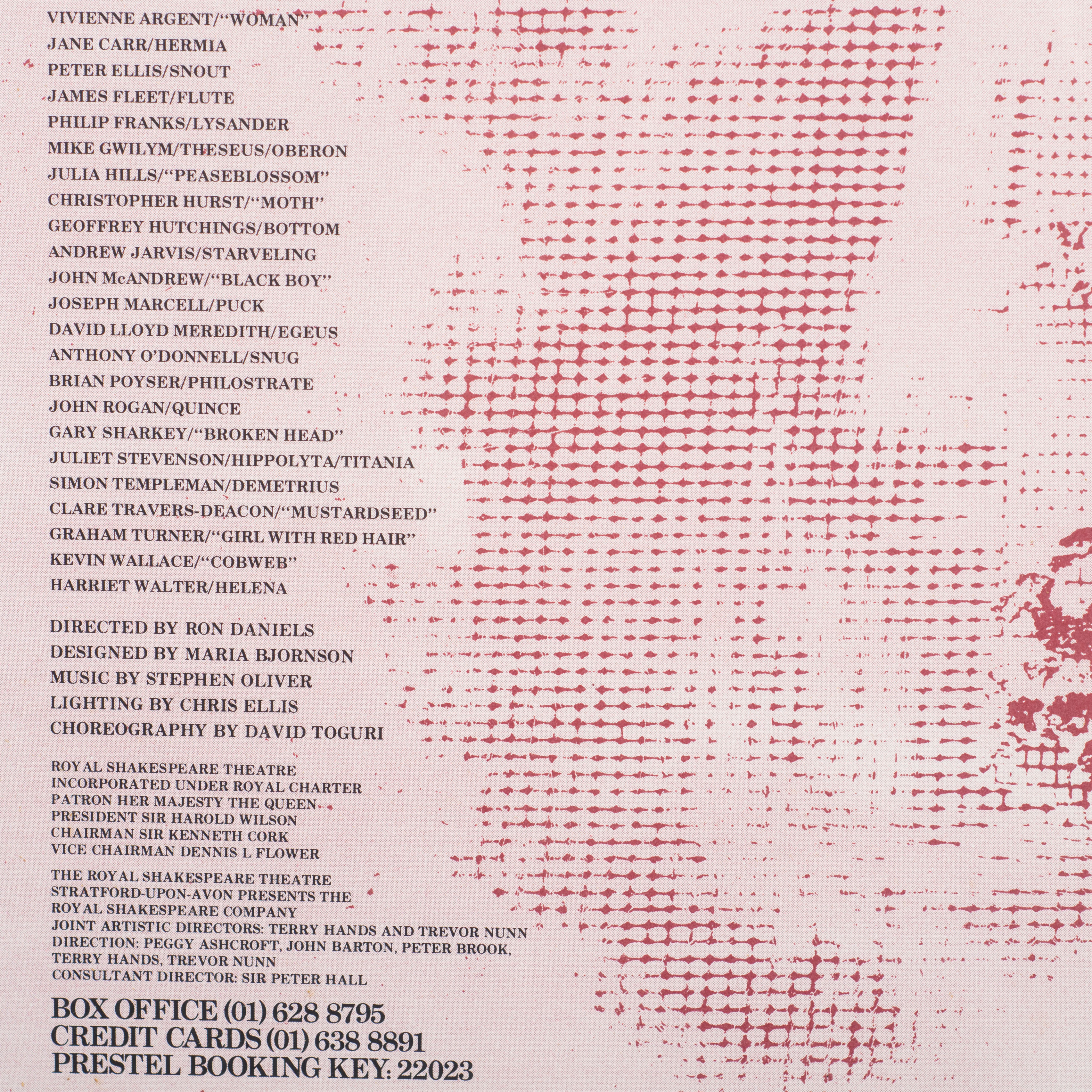 Group of Royal Shakespeare Company Theatre Posters