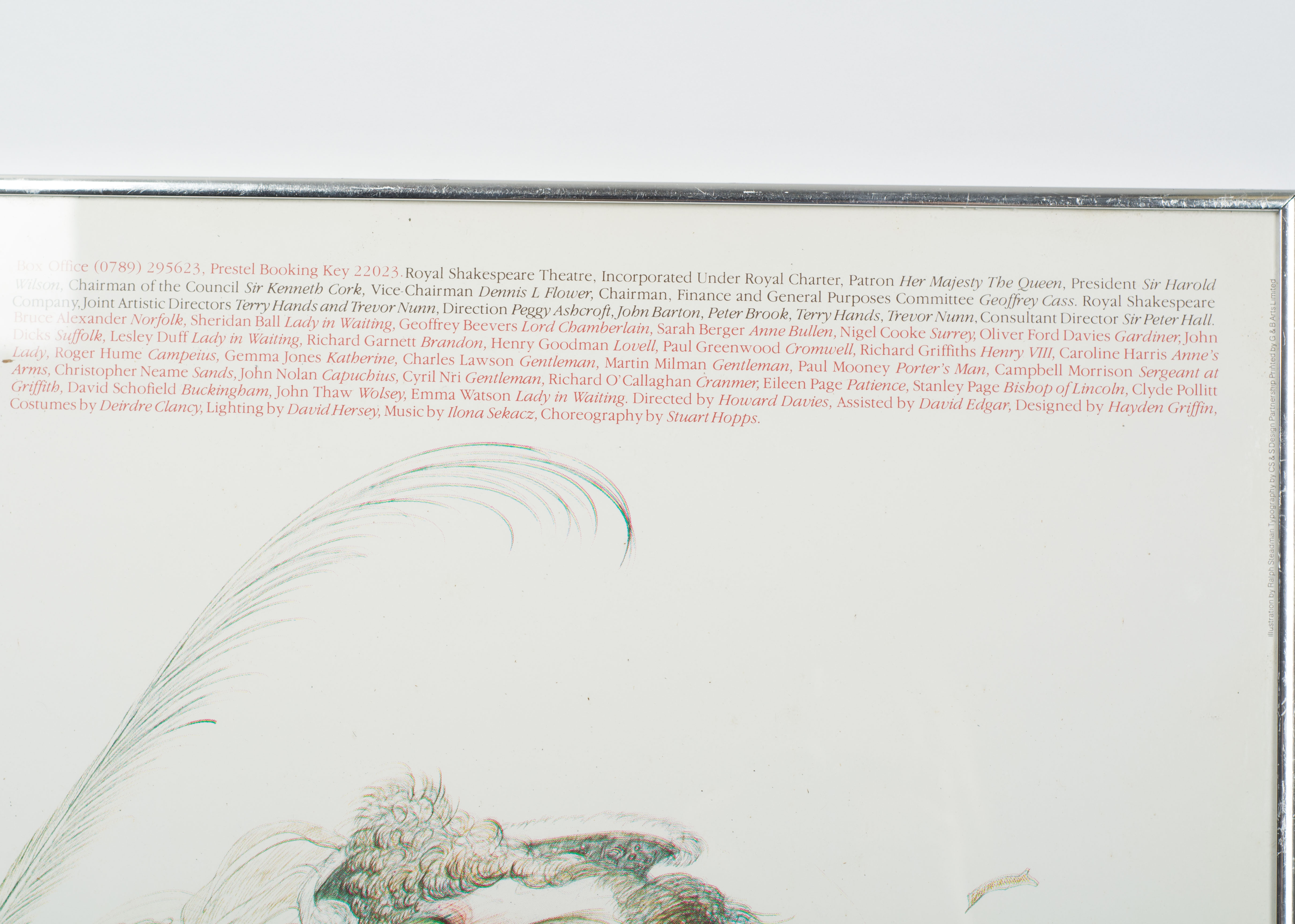 Group of Royal Shakespeare Company Theatre Posters