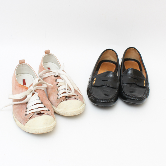 Two Pairs of Prada Shoes