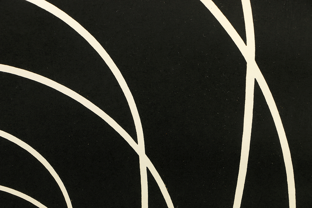 Clarence Carter Limited Edition Serigraph on Paper "Concentric Space - White"