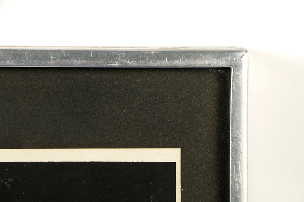 Clarence Carter Limited Edition Serigraph on Paper "Concentric Space - White"