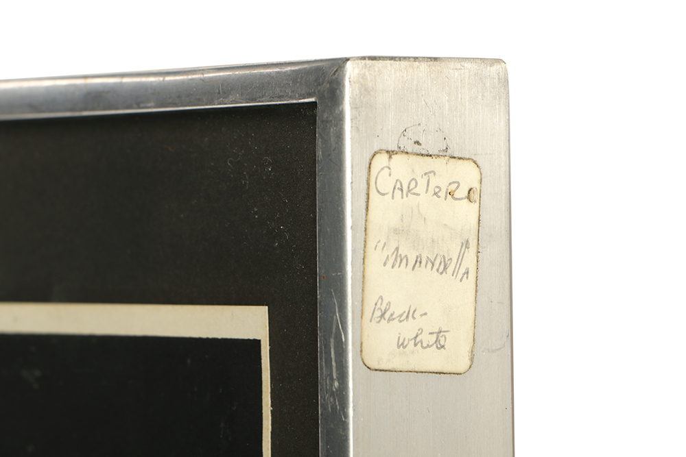 Clarence Carter Limited Edition Serigraph on Paper "Concentric Space - White"