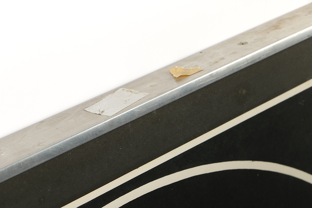 Clarence Carter Limited Edition Serigraph on Paper "Concentric Space - White"