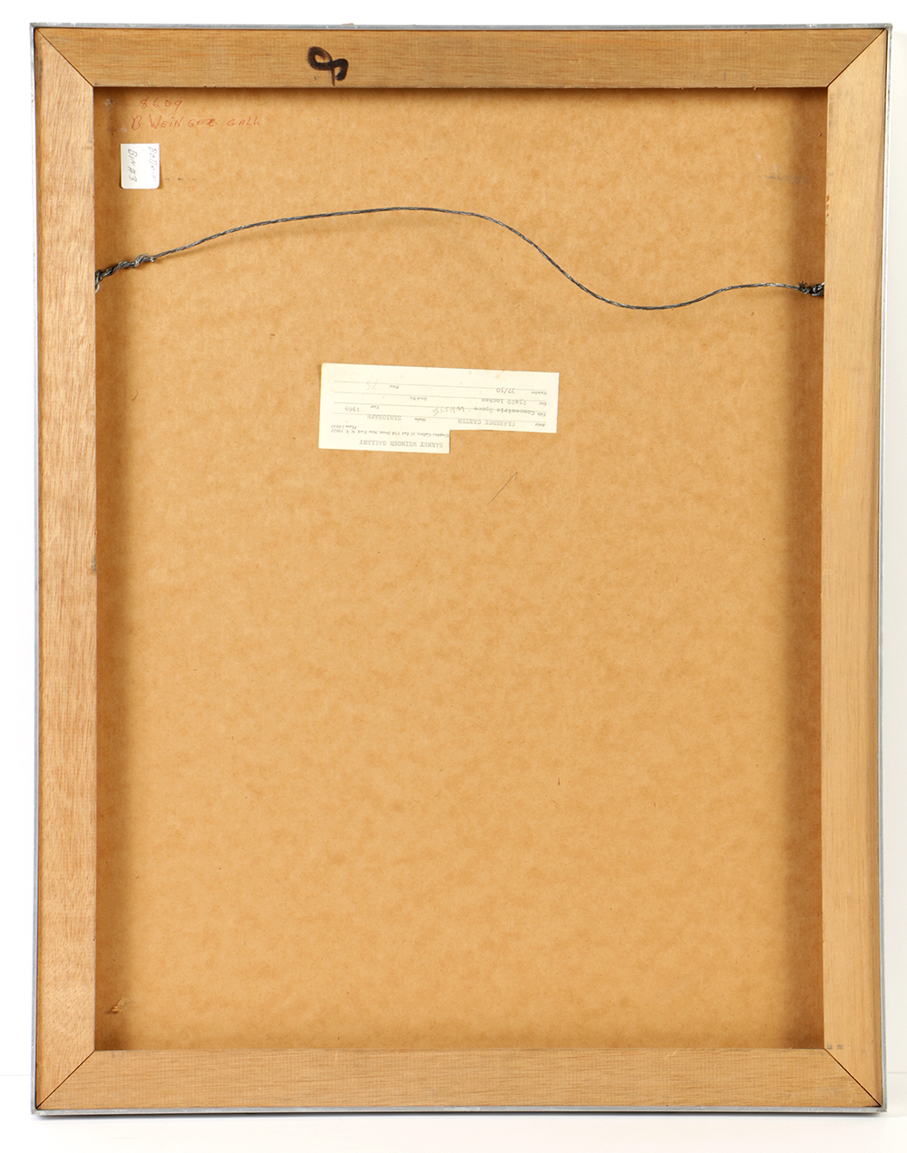 Clarence Carter Limited Edition Serigraph on Paper "Concentric Space - White"