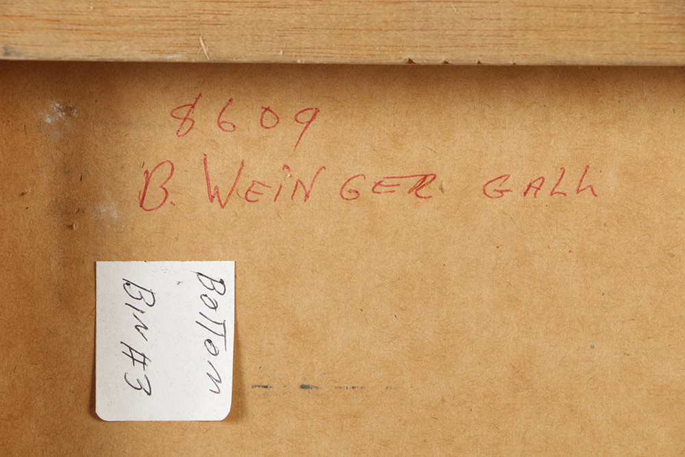 Clarence Carter Limited Edition Serigraph on Paper "Concentric Space - White"