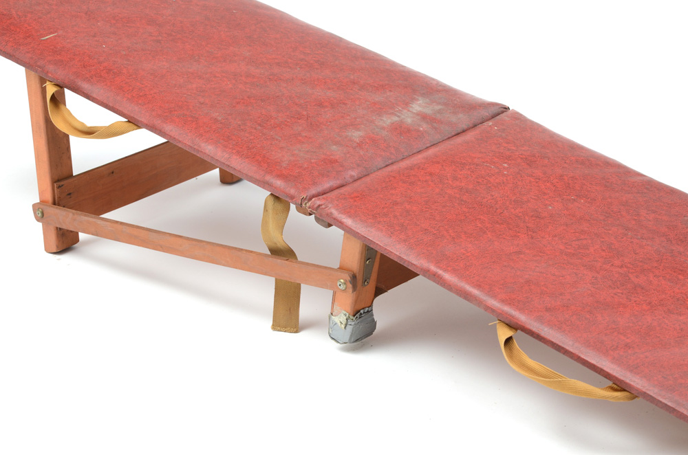 Wooden Slanted Exercise Board with Vinyl Padding