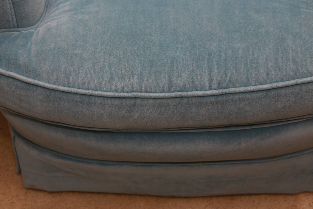 Vintage Blue Upholstered Chair