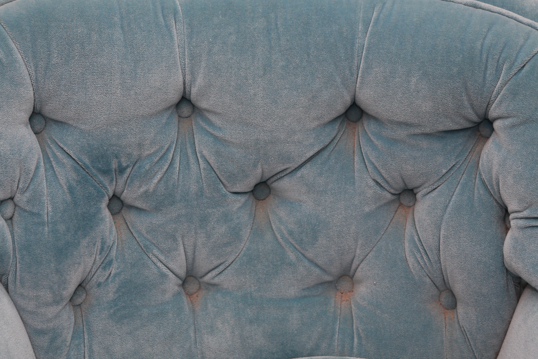 Vintage Blue Upholstered Chair