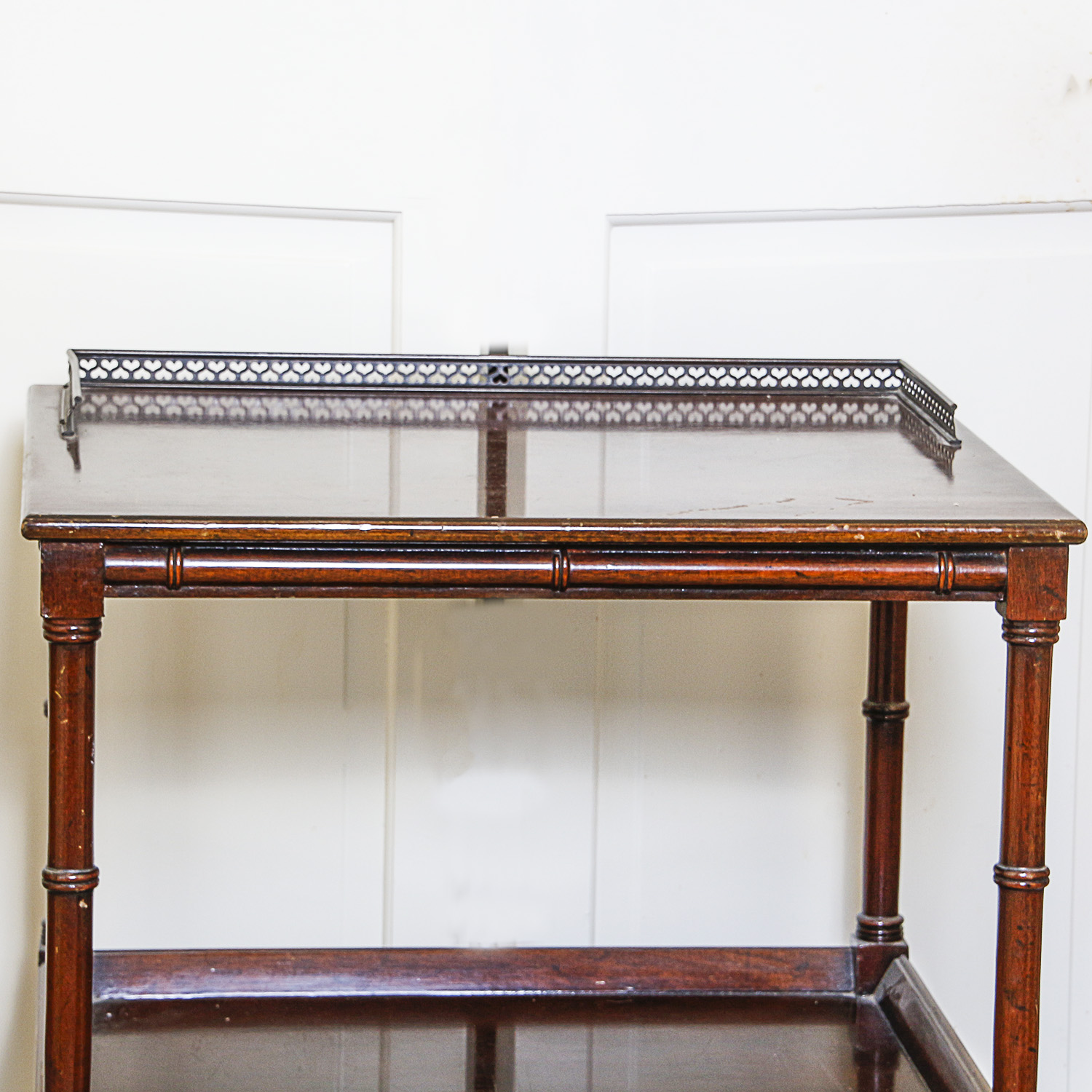 Vintage Regency Style Two-Drawer Side Table