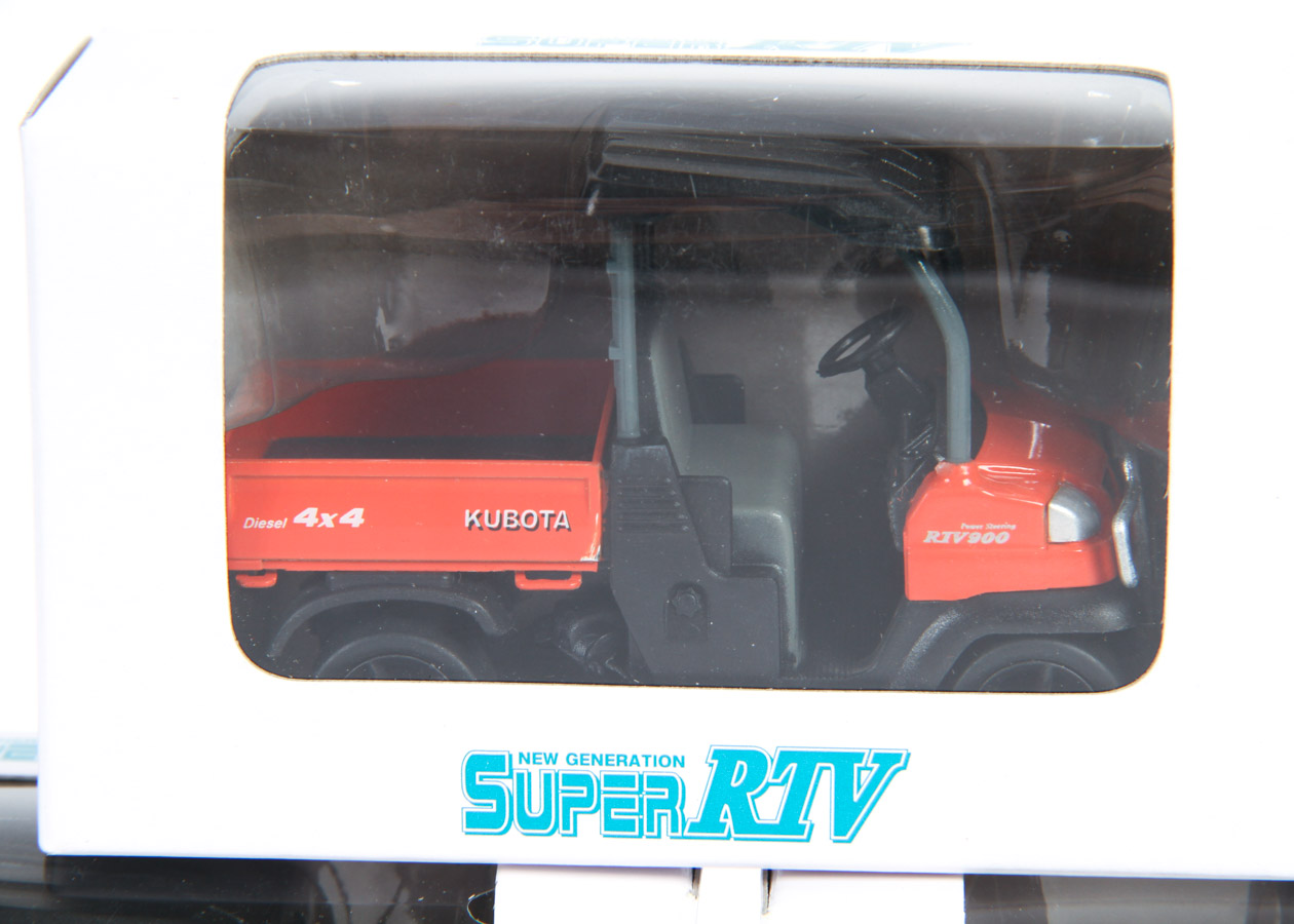 Collection of Kubota Toy Tractors