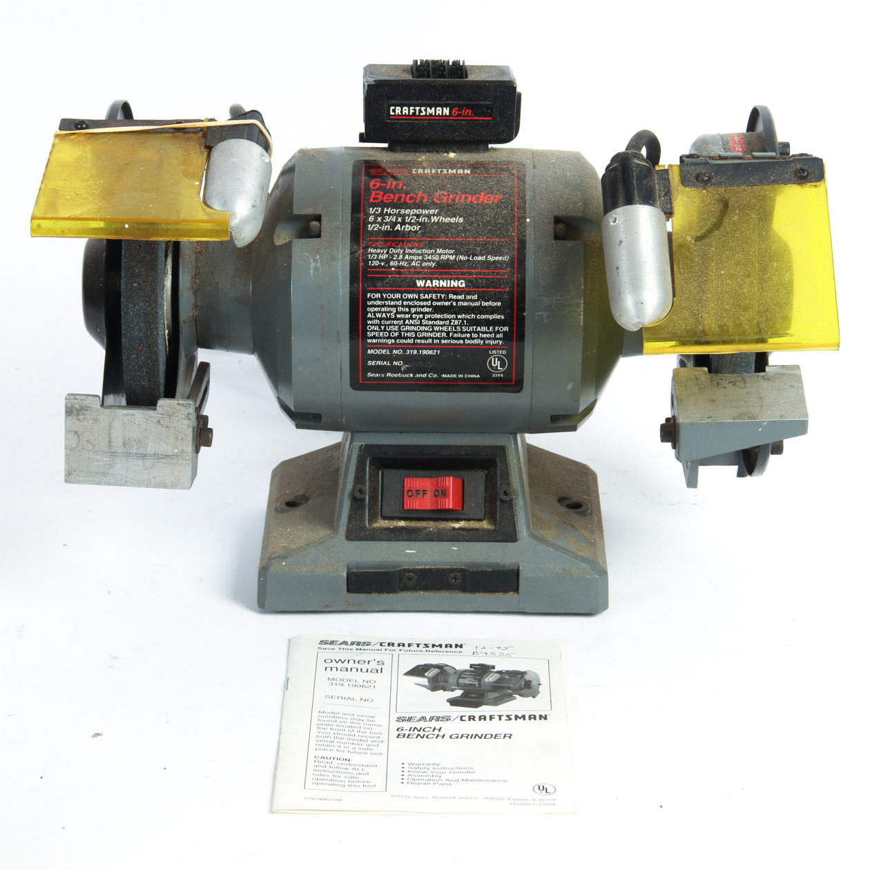 Craftsman 6-Inch Bench Grinder