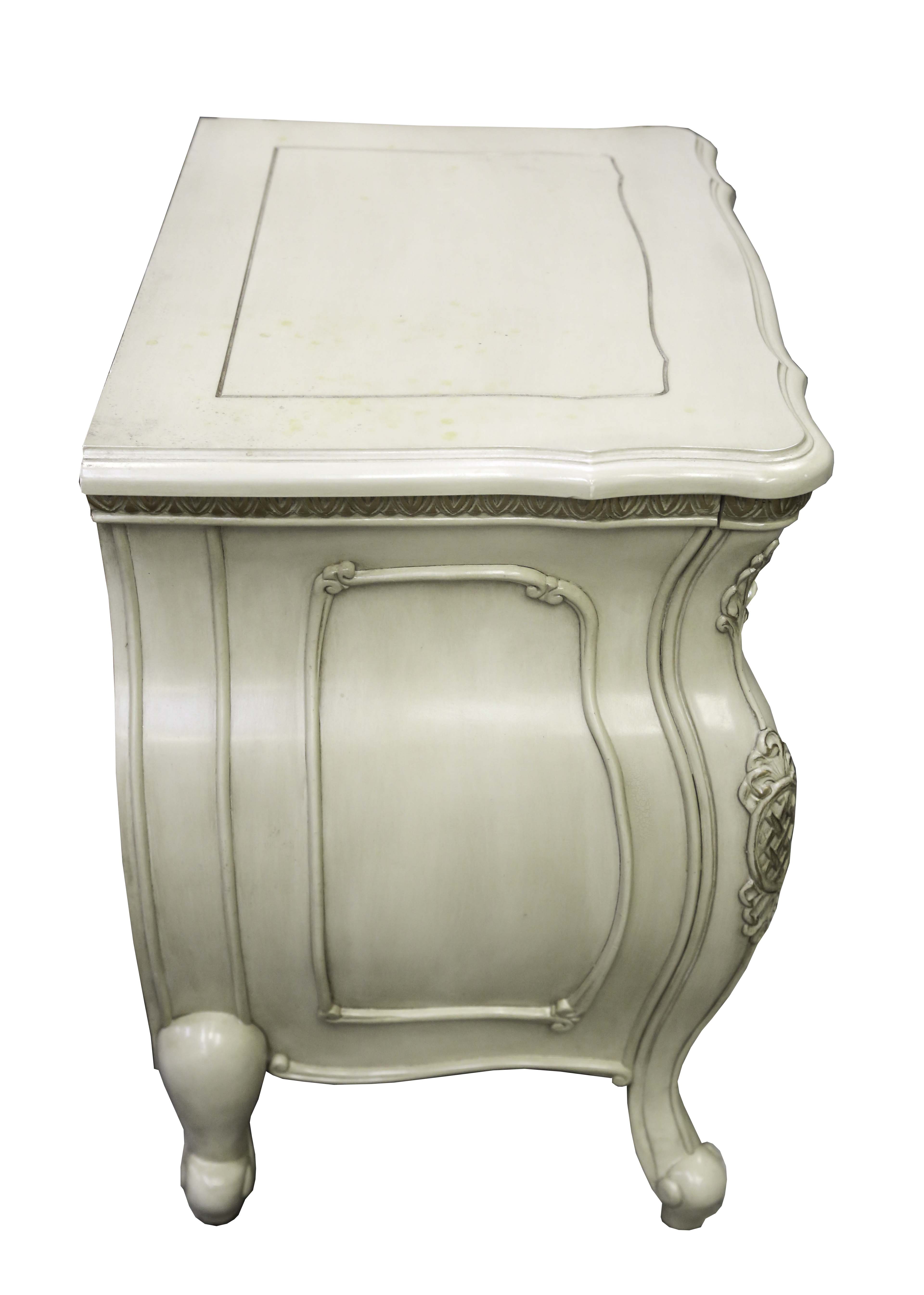 Michael Amini "Lavelle Blanc" French Inspired Nightstand