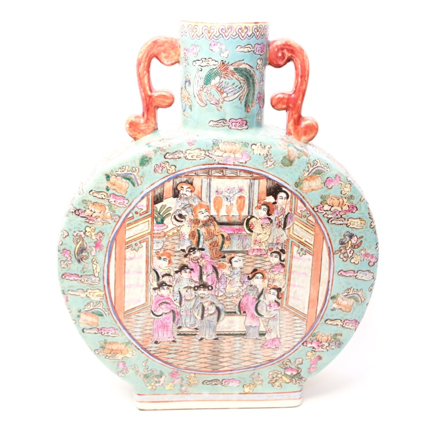 Chinese Ceramic Pilgrim Flask