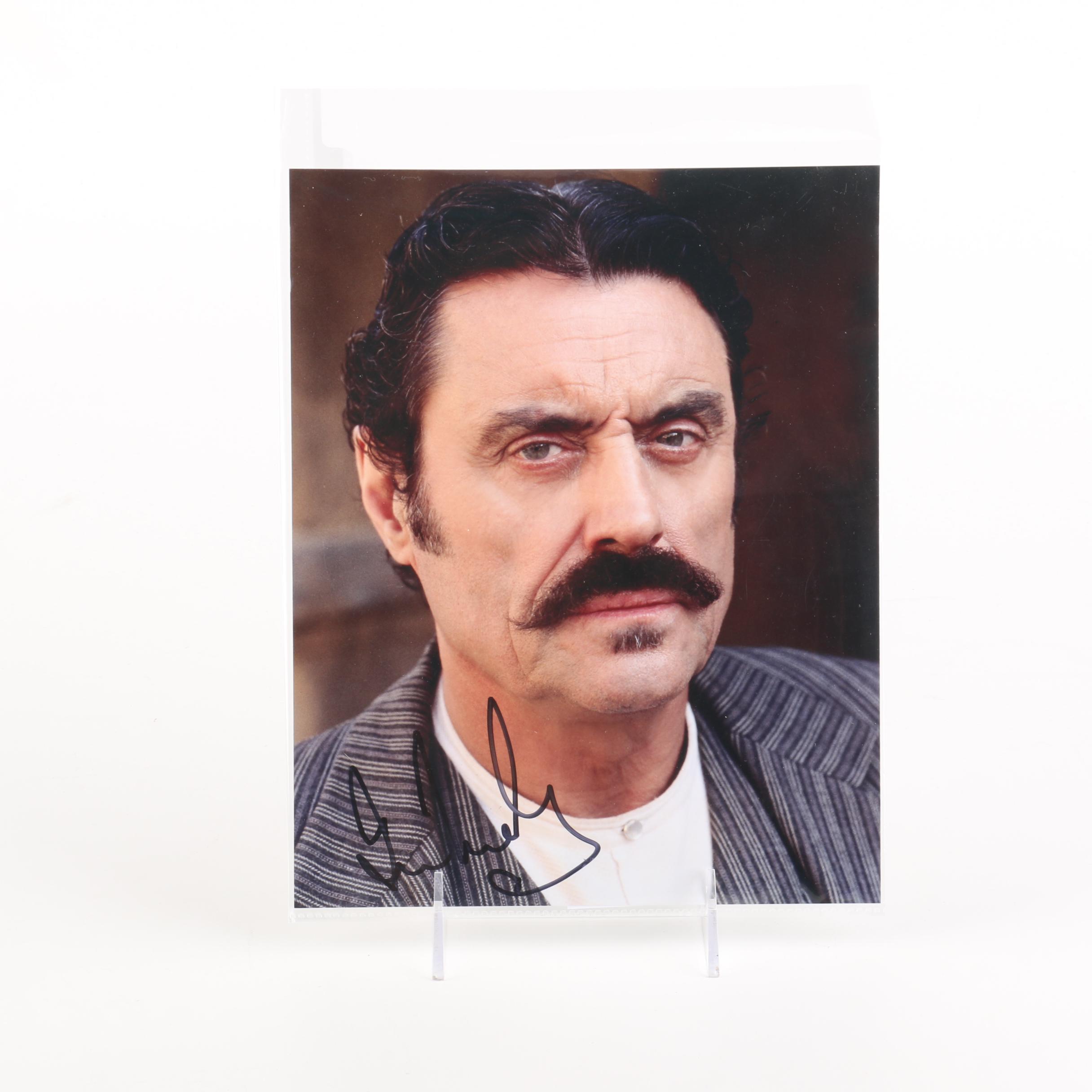 Ian McShane Autographed Photo