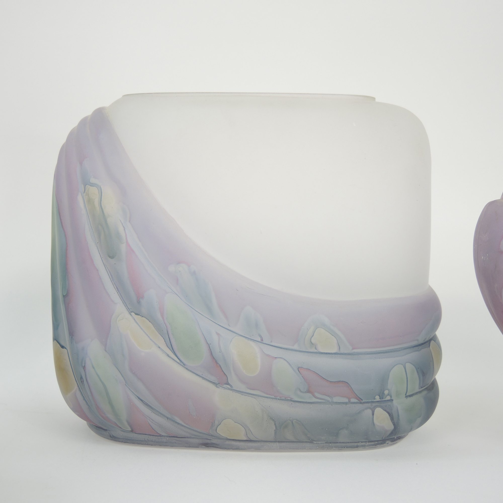 Hand Painted Rueven Nouveau Art Glass and More