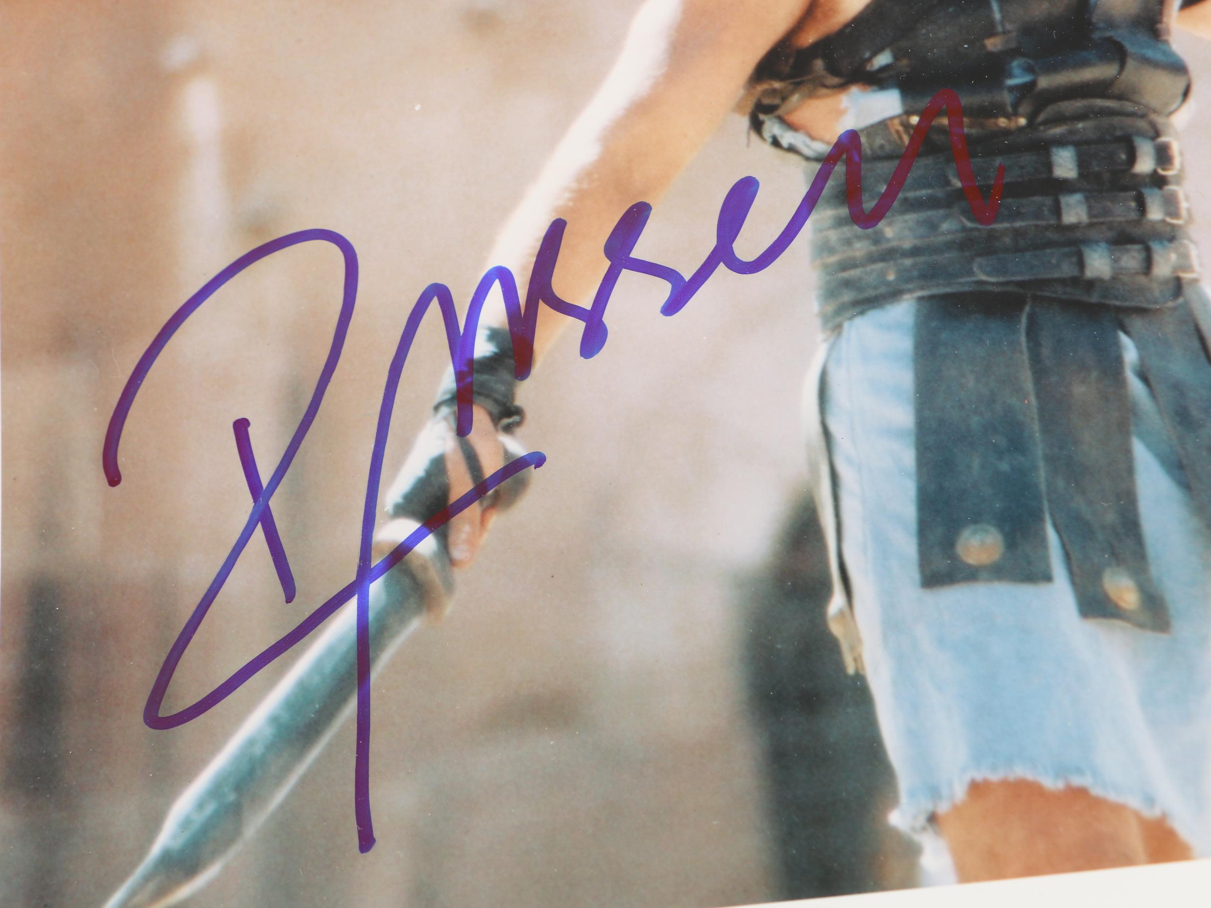 Russell Crowe and Ridley Scott Autographed "Gladiator" Photo