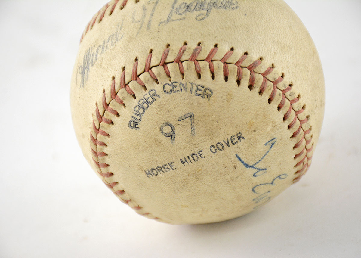 Baseball Signed by Athlete-Entertainer Joe E. Brown