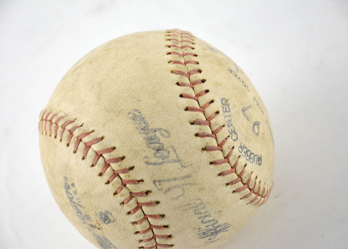 Baseball Signed by Athlete-Entertainer Joe E. Brown