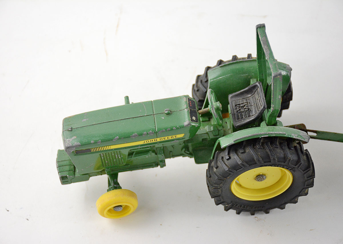Vintage Ertl Die-Cast John Deere and Ford Tractors