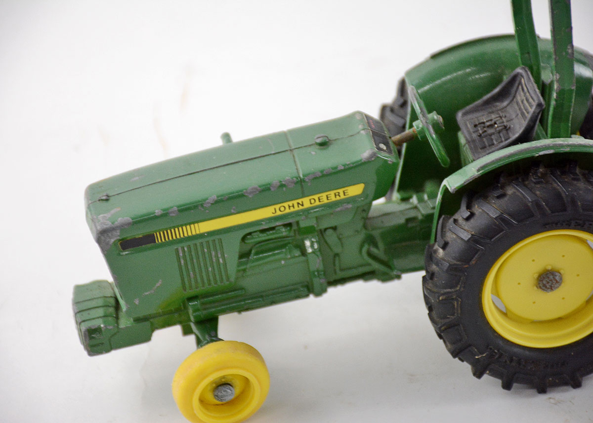Vintage Ertl Die-Cast John Deere and Ford Tractors