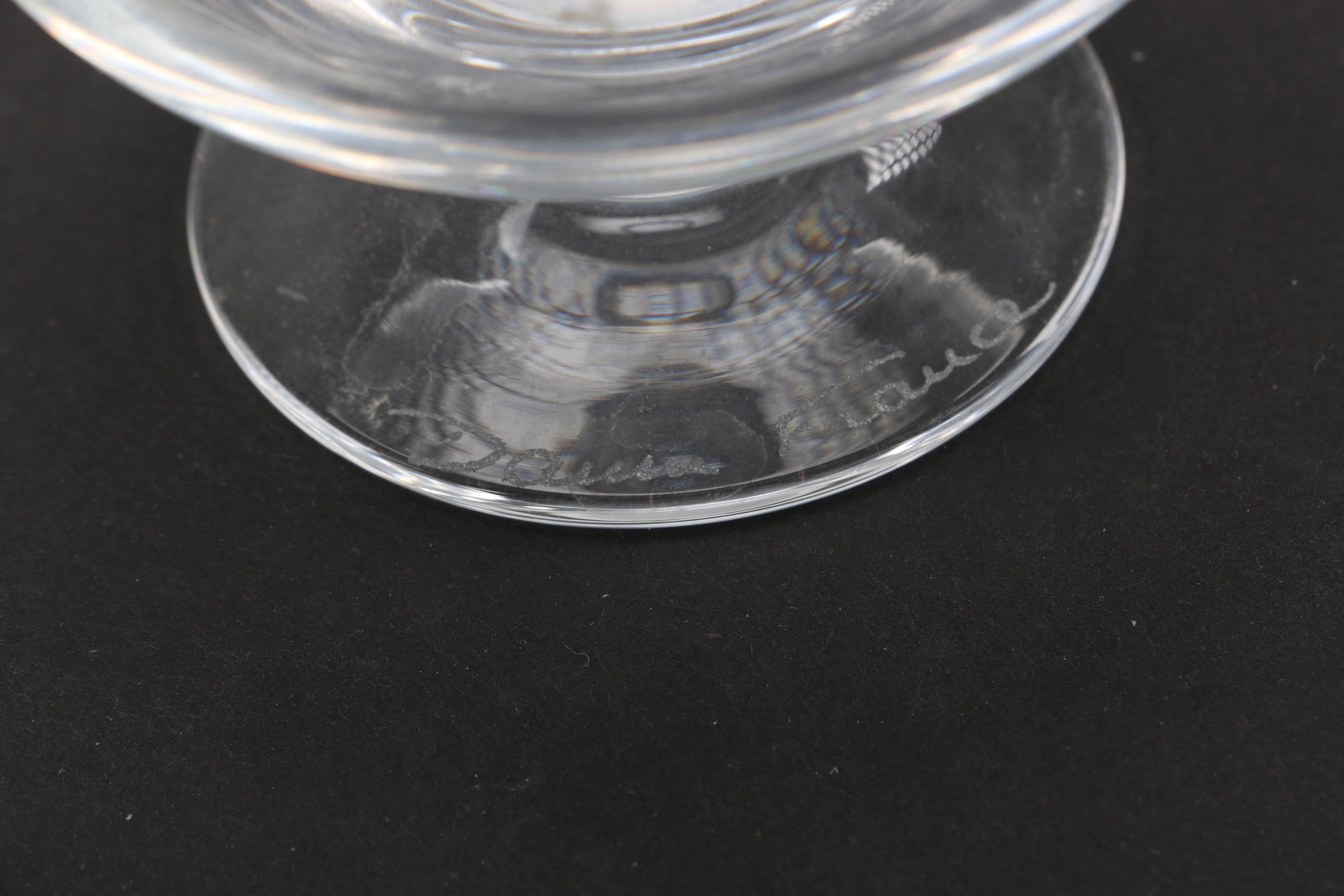 Daum France Butterfly Perfume Bottle