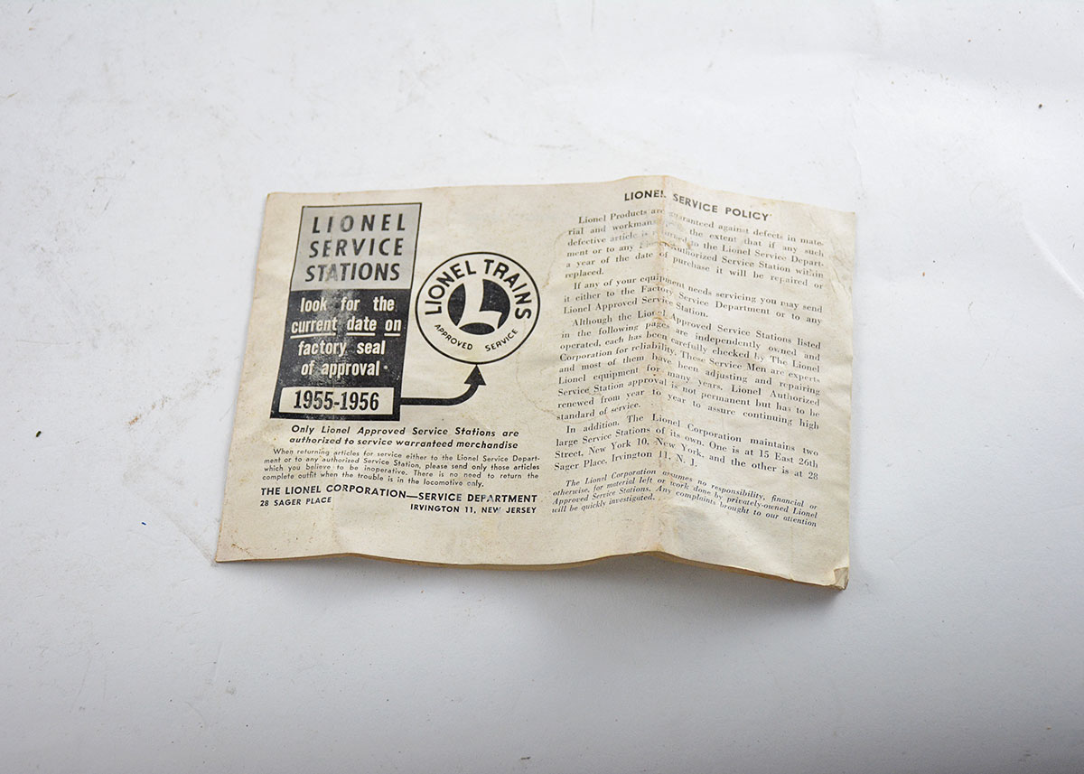 Vintage Lionel Train Set