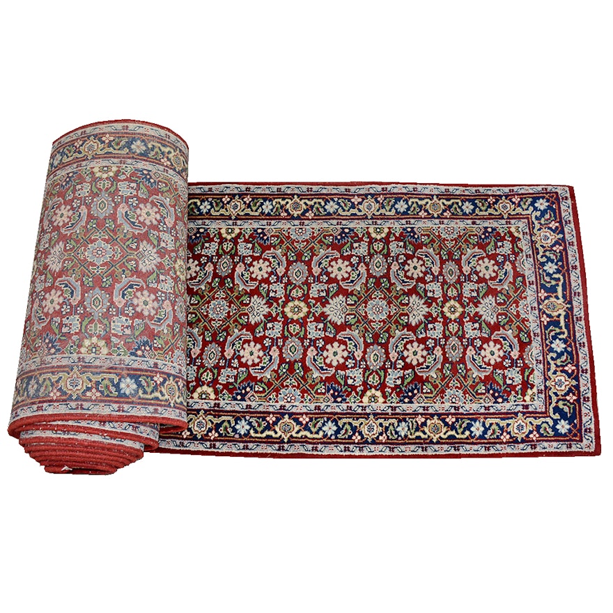 Handwoven Tabriz-Style Wool Carpet Runner