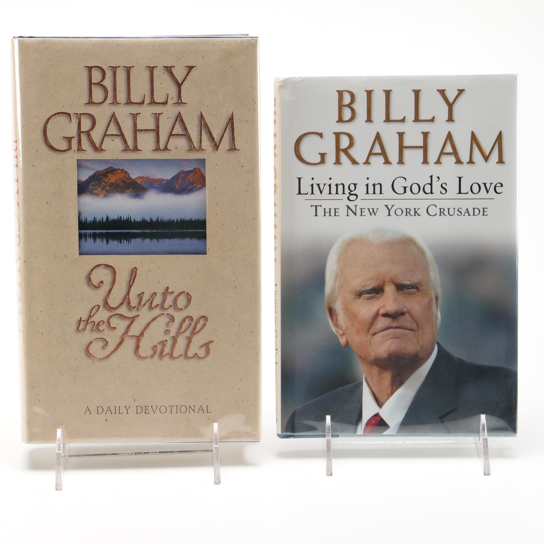 Signed Billy Graham Books
