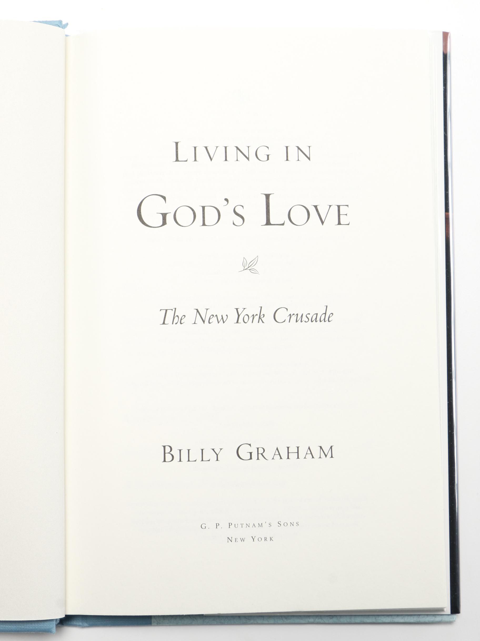Signed Billy Graham Books