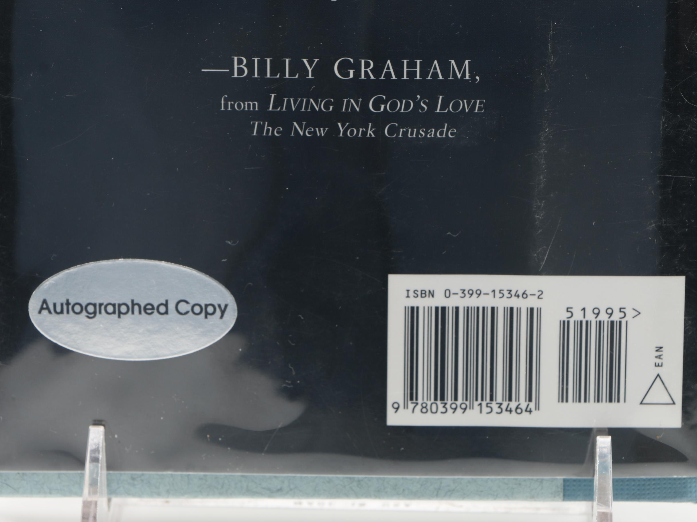 Signed Billy Graham Books