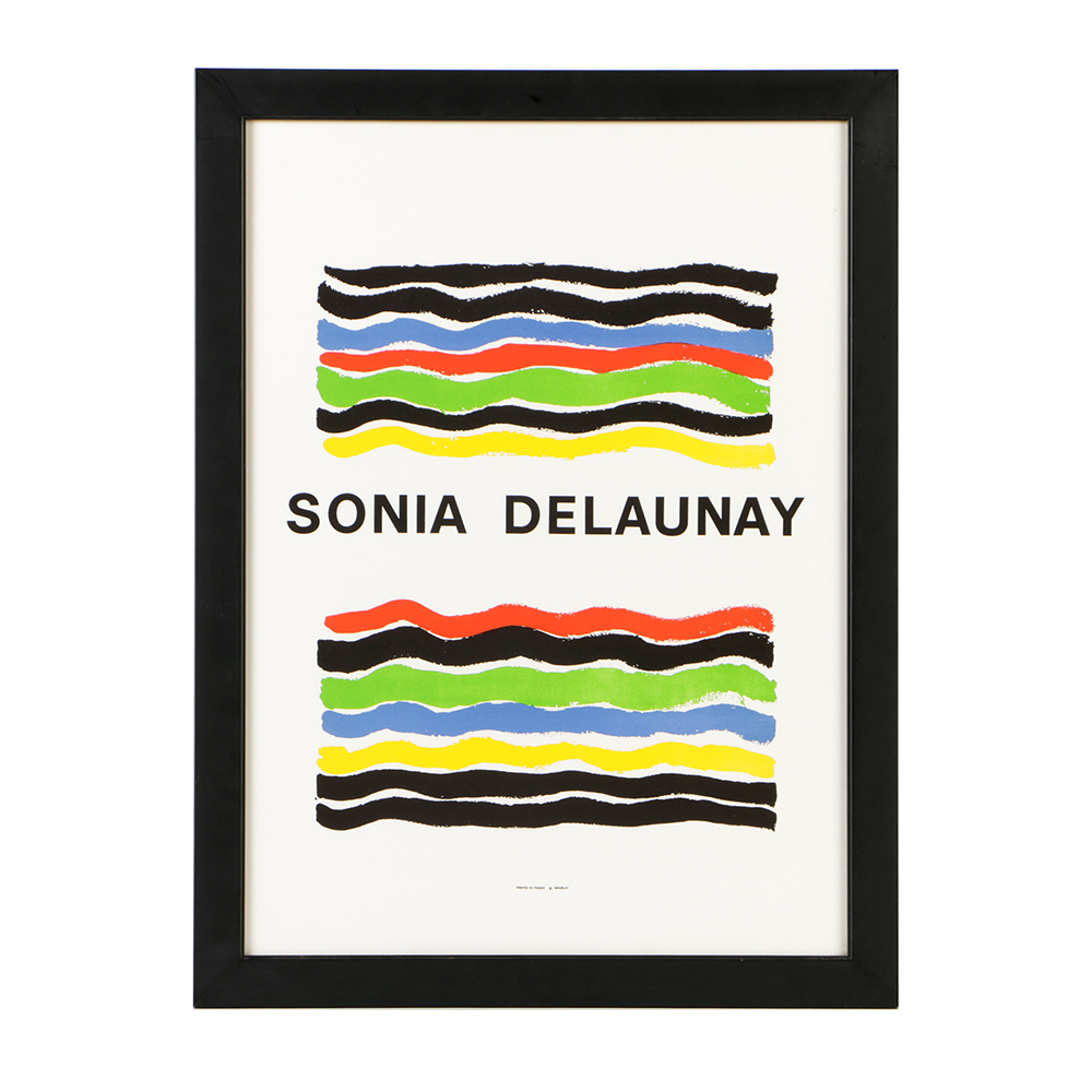 Framed Lithograph Poster "Sonia Delaunay"