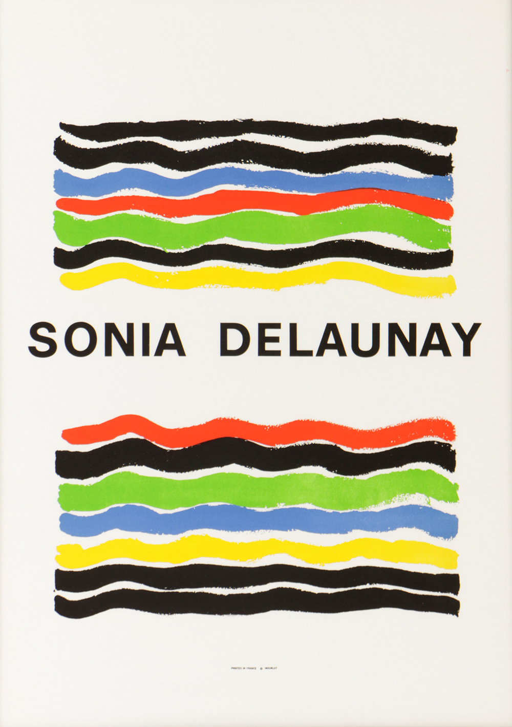 Framed Lithograph Poster "Sonia Delaunay"