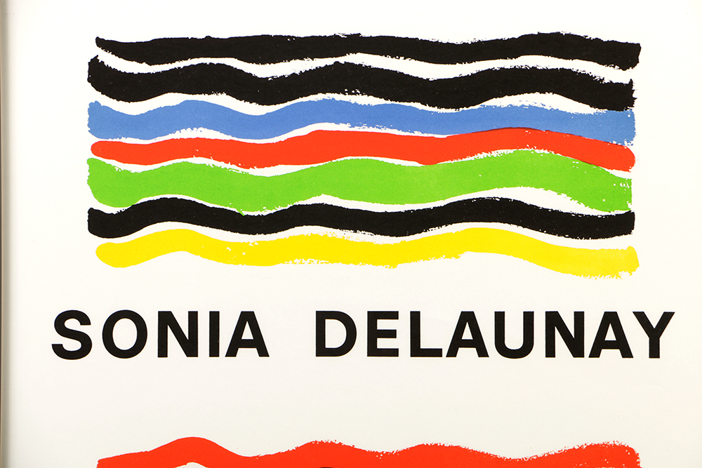 Framed Lithograph Poster "Sonia Delaunay"