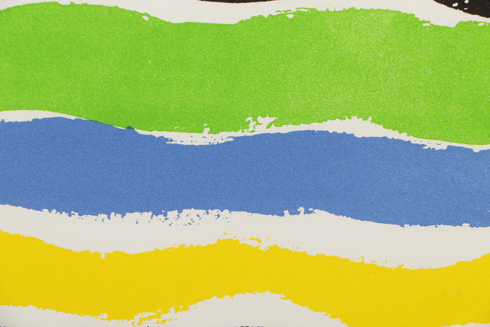 Framed Lithograph Poster "Sonia Delaunay"