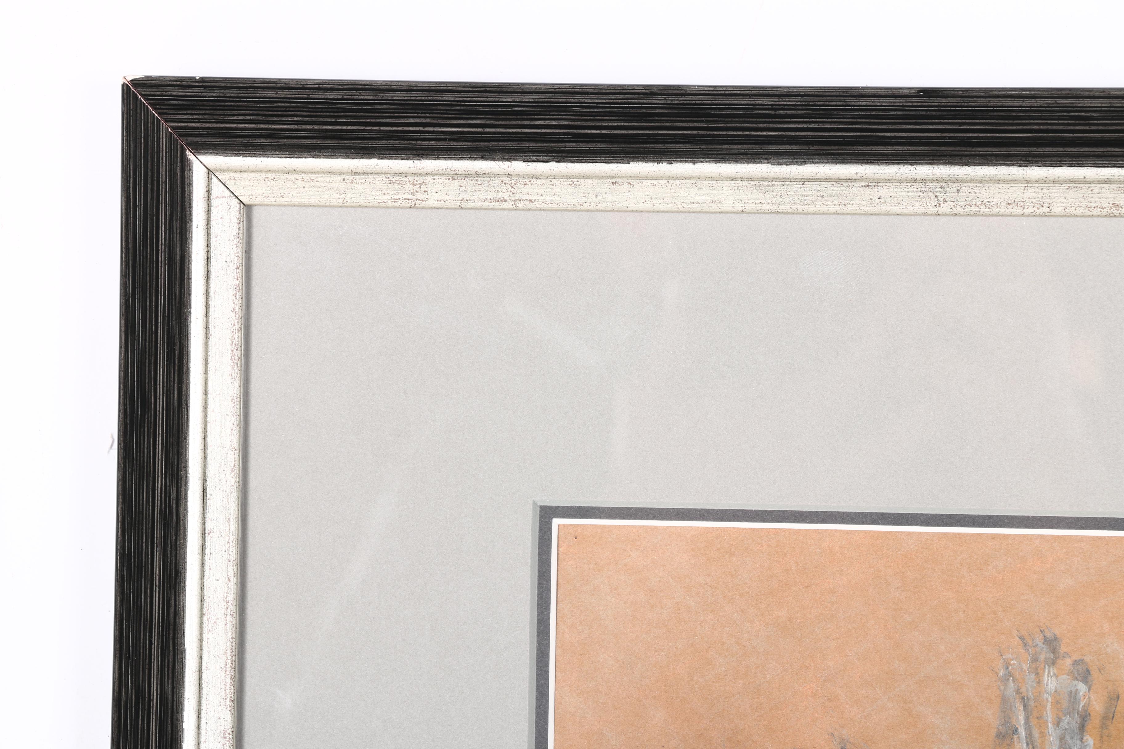 Frank J. Hoban 1957 Gouache on Paper "The City, Chicago"