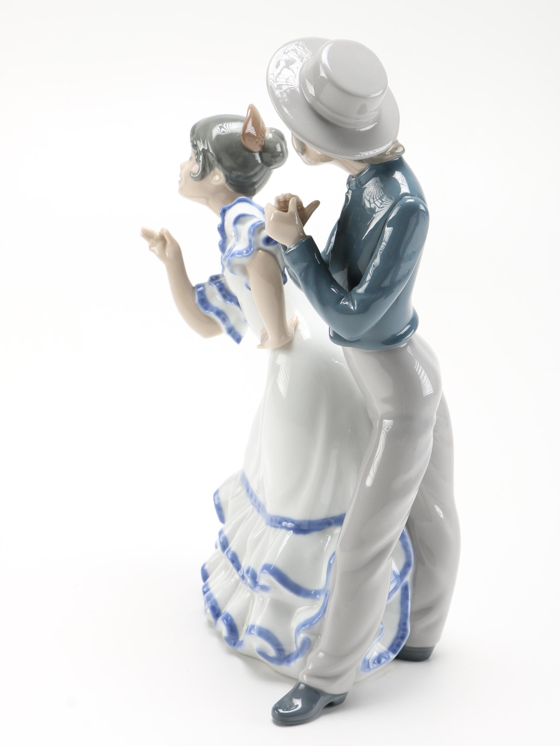 Nao by Lladró Dancing Couple Porcelain Figurine