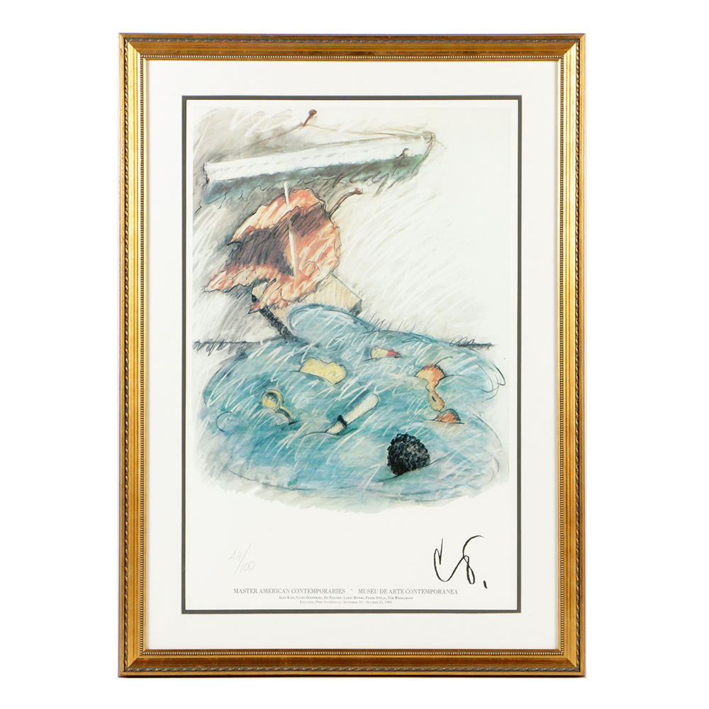 Claes Oldenburg Limited Edition Offset Lithograph Poster