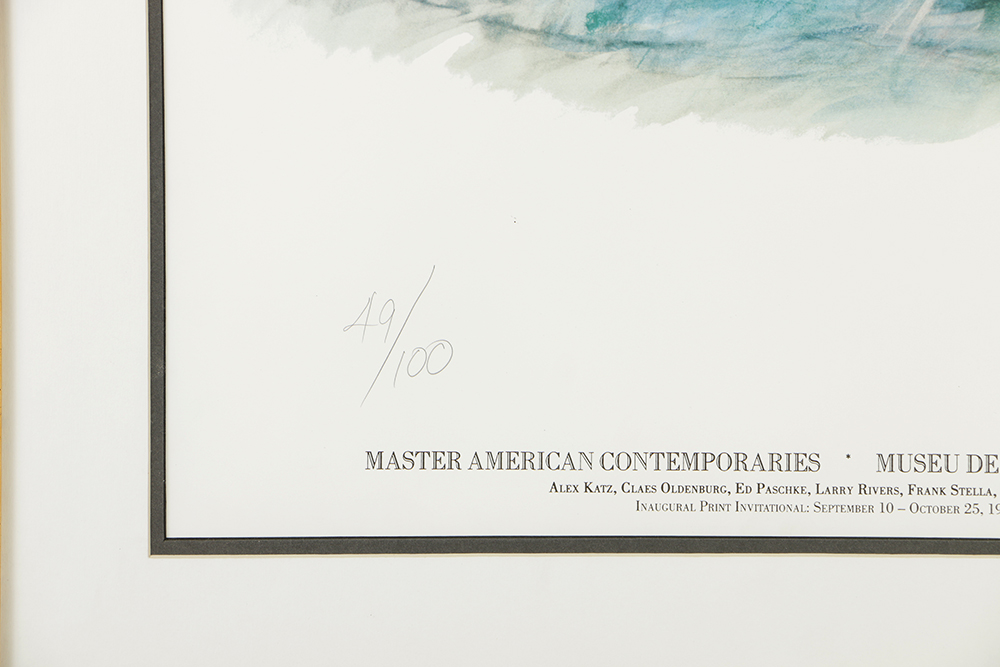 Claes Oldenburg Limited Edition Offset Lithograph Poster