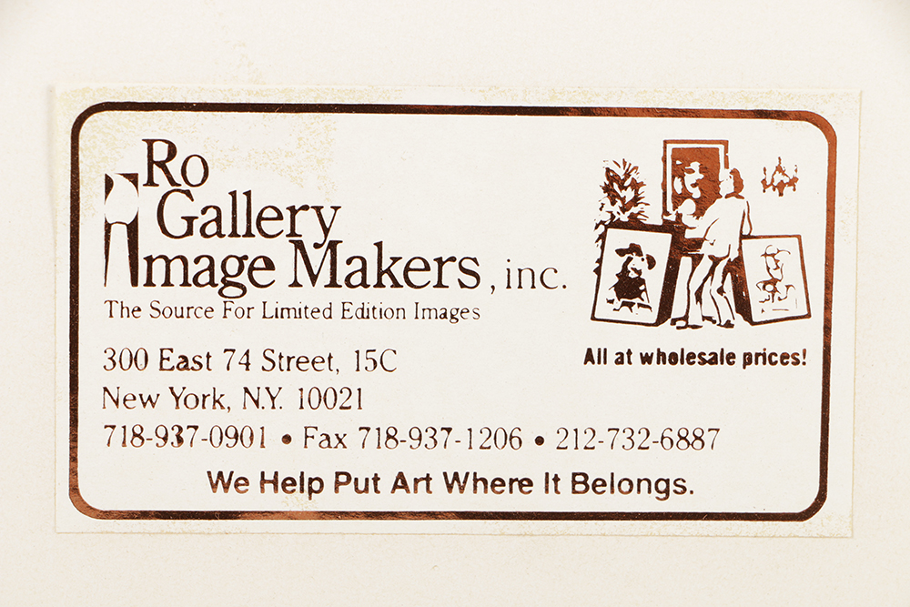 Claes Oldenburg Limited Edition Offset Lithograph Poster