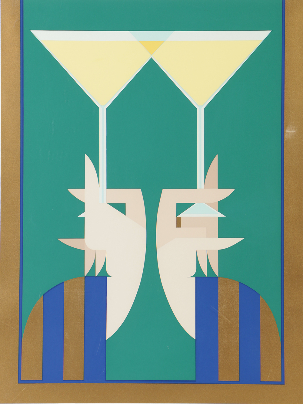 Giancarlo Impiglia Limited Edition Artist's Proof Serigraph "A Toast"