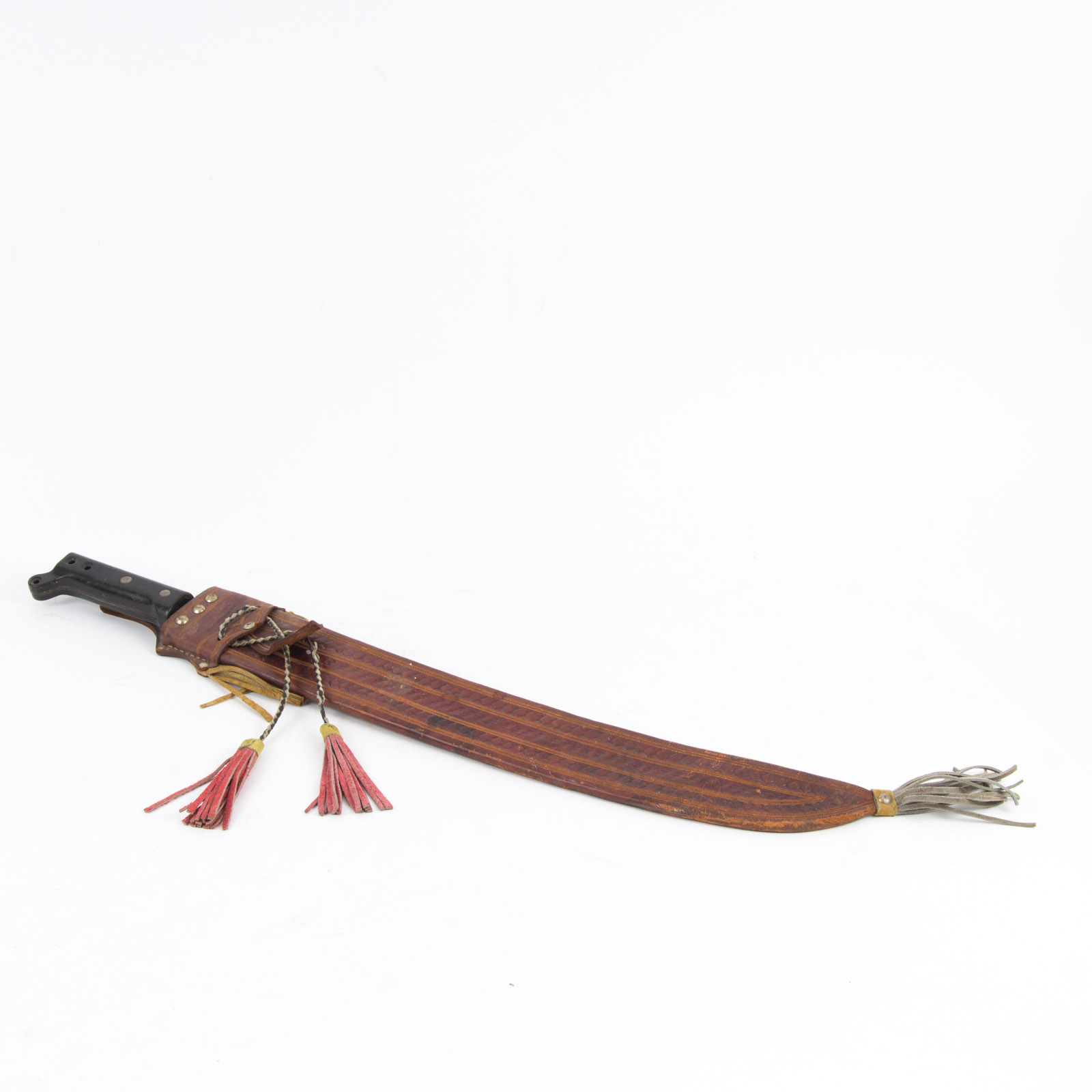 Hand Crafted El Salvadorian Leather Sheath with Machete