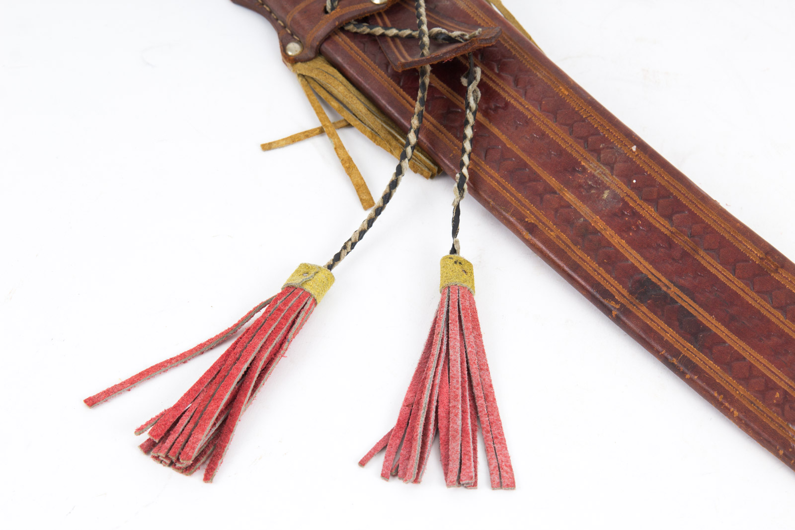 Hand Crafted El Salvadorian Leather Sheath with Machete