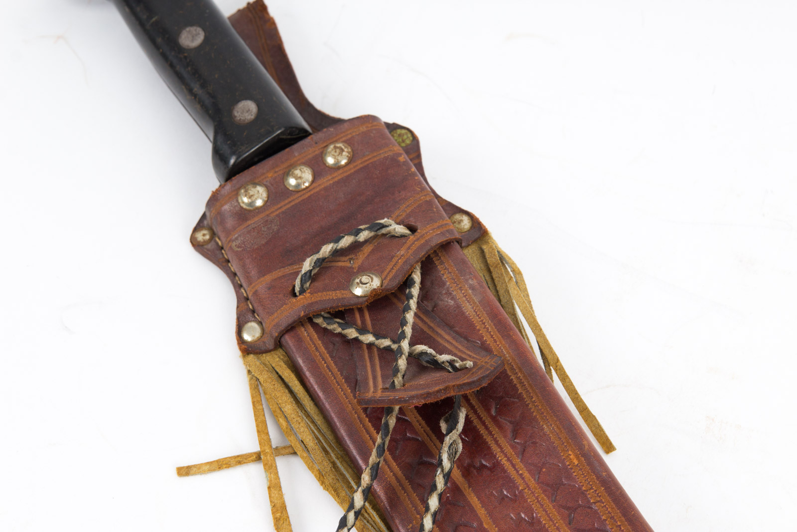 Hand Crafted El Salvadorian Leather Sheath with Machete