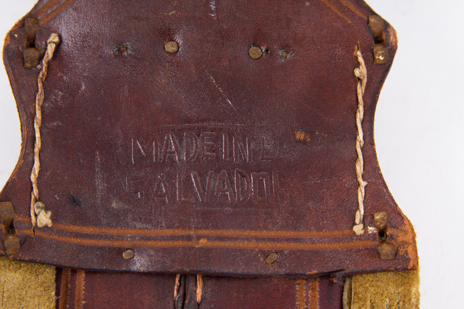 Hand Crafted El Salvadorian Leather Sheath with Machete