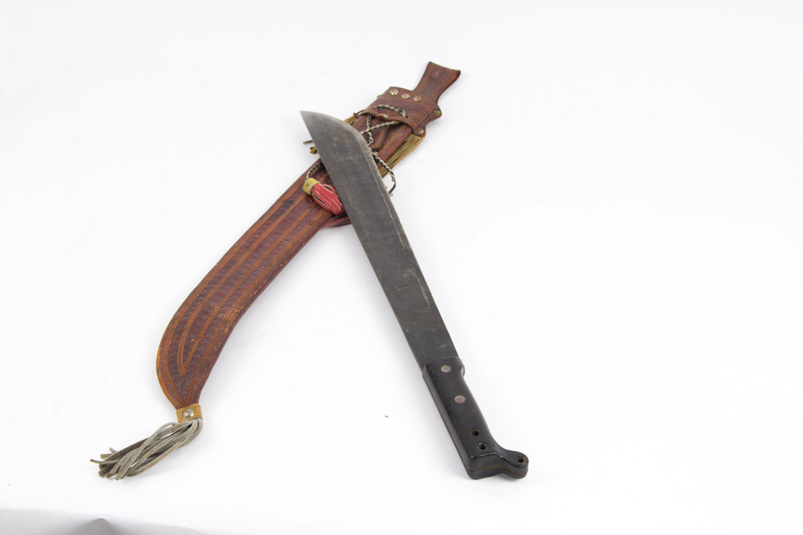 Hand Crafted El Salvadorian Leather Sheath with Machete